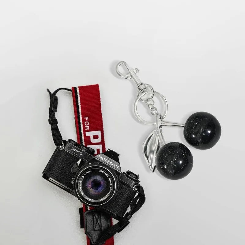 Cherry Keychain Purse Charms for Handbags Cute Bag Charm Keychain Cherry Accessories for Women Gift