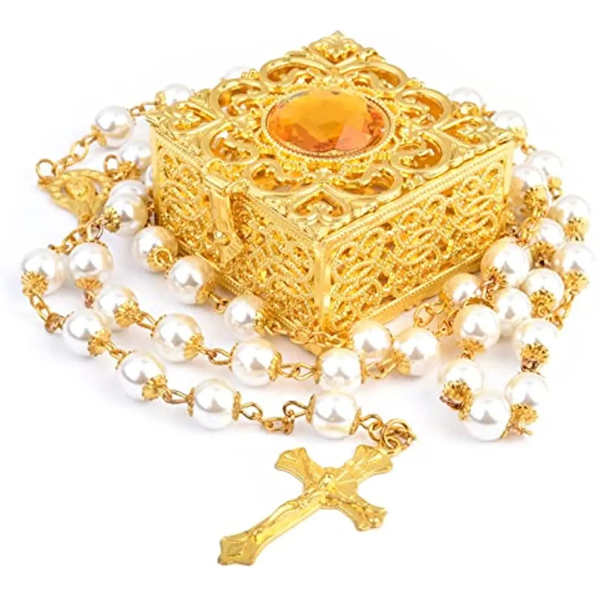 Rosary Beads Catholic Necklace